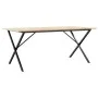 Mesa de comedor marco X madera maciza pino y acero 180x90x75cm by , Kitchen and dining tables - Ref: Foro24-3282700, Price: 1...