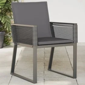 Sillones de jardín con cojines 2 uds ratán sintético negro de , Sillas de jardín - Ref: Foro24-4008115, Precio: 158,92 €, Des...