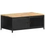 Solid raw mango wood coffee table 90x50x37 cm by vidaXL, Coffee table - Ref: Foro24-323136, Price: 210,04 €, Discount: %