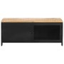 Mesa de centro de madera maciza de mango en bruto 90x50x37 cm de vidaXL, Mesas de centro - Ref: Foro24-323136, Precio: 213,20...