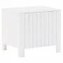 Caja de almacenaje y tapa RANA madera maciza blanca 60x49x54 cm de , Baúles de almacenamiento - Ref: Foro24-4002328, Precio: ...