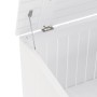 Caja de almacenaje y tapa RANA madera maciza blanca 60x49x54 cm de , Baúles de almacenamiento - Ref: Foro24-4002328, Precio: ...
