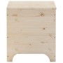 Caja de almacenaje con tapa RANA madera maciza pino 60x49x54 cm de , Baúles de almacenamiento - Ref: Foro24-4002335, Precio: ...