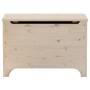 Caja de almacenaje con tapa RANA madera maciza pino 80x49x54 cm de , Baúles de almacenamiento - Ref: Foro24-4002337, Precio: ...