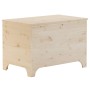 Caja de almacenaje con tapa RANA madera maciza pino 80x49x54 cm de , Baúles de almacenamiento - Ref: Foro24-4002337, Precio: ...