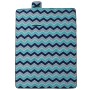 Manta de picnic plegable terciopelo ondas azules 200x150 cm de , Camping y senderismo - Ref: Foro24-4004205, Precio: 21,66 €,...