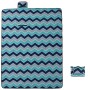 Manta de picnic plegable terciopelo ondas azules 200x150 cm de , Camping y senderismo - Ref: Foro24-4004205, Precio: 21,66 €,...