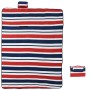 Manta de picnic plegable terciopelo rayas rojo azul 200x150 cm de , Camping y senderismo - Ref: Foro24-4004207, Precio: 21,66...