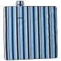 Manta de picnic plegable terciopelo rayas azul blanco 200x200cm de , Camping y senderismo - Ref: Foro24-4004211, Precio: 30,5...