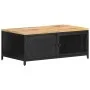 Solid raw mango wood coffee table 90x50x37 cm by vidaXL, Coffee table - Ref: Foro24-323136, Price: 210,04 €, Discount: %