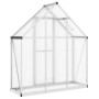Invernadero con marco base aluminio plateado 169x58x195 cm de , Invernaderos - Ref: Foro24-4005816, Precio: 324,39 €, Descuen...