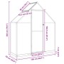 Invernadero con marco base aluminio antracita 169x58x202 cm de , Invernaderos - Ref: Foro24-4005821, Precio: 321,40 €, Descue...