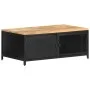 Solid raw mango wood coffee table 90x50x37 cm by vidaXL, Coffee table - Ref: Foro24-323136, Price: 210,04 €, Discount: %