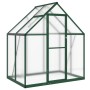 Invernadero con marco base aluminio verde 169x114x195 cm de , Invernaderos - Ref: Foro24-4005823, Precio: 344,69 €, Descuento: %