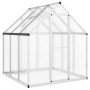 Invernadero con marco base aluminio plateado 169x169x195 cm de , Invernaderos - Ref: Foro24-4005828, Precio: 334,48 €, Descue...