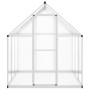 Invernadero con marco base aluminio plateado 169x169x195 cm de , Invernaderos - Ref: Foro24-4005828, Precio: 334,48 €, Descue...