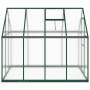 Invernadero con marco base aluminio verde 224x169x195 cm de , Invernaderos - Ref: Foro24-4005835, Precio: 484,45 €, Descuento: %