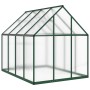 Invernadero con marco base aluminio verde 224x169x195 cm de , Invernaderos - Ref: Foro24-4005835, Precio: 484,45 €, Descuento: %