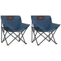 Sillas de camping con bolsillo plegables 2 unidades azul de , Sillas de jardín - Ref: Foro24-366547, Precio: 70,12 €, Descuen...