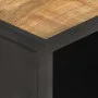 Mesa de centro madera de mango rugosa y caña natural 90x50x35cm de vidaXL, Mesas de centro - Ref: Foro24-323143, Precio: 173,...