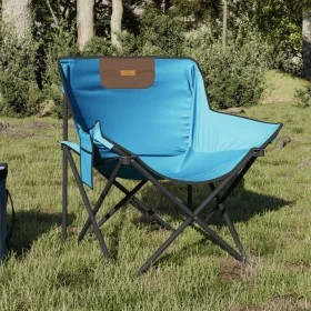 Campingstühle mit Tasche, zusammenklappbar, 2 Stück, hellblau. von , Gartenstühle - Ref: Foro24-366553, Preis: 57,39 €, Rabat...