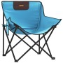 Sillas de camping con bolsillo plegables 2 unidades azul claro de , Sillas de jardín - Ref: Foro24-366553, Precio: 58,46 €, D...
