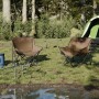 Sillas de camping con bolsillo plegables 2 unidades marrón de , Sillas de jardín - Ref: Foro24-366551, Precio: 60,06 €, Descu...
