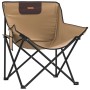 Sillas de camping con bolsillo plegables 2 unidades marrón de , Sillas de jardín - Ref: Foro24-366551, Precio: 60,06 €, Descu...