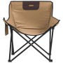 Sillas de camping con bolsillo plegables 2 unidades marrón de , Sillas de jardín - Ref: Foro24-366551, Precio: 60,06 €, Descu...