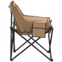 Sillas de camping con bolsillo plegables 2 unidades marrón de , Sillas de jardín - Ref: Foro24-366551, Precio: 60,06 €, Descu...