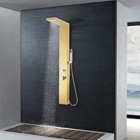 Stainless steel shower panel system 201 gold by vidaXL, Jet nozzles for bathtubs and showers - Ref: Foro24-147717, Price: 170...