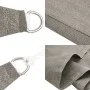 Toldo de vela rectangular HDPE gris claro 160 g/m² 2x4,5 m de , Sombrillas - Ref: Foro24-4001977, Precio: 27,95 €, Descuento: %
