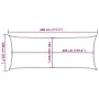 Toldo de vela rectangular HDPE gris claro 160 g/m² 2x4,5 m de , Sombrillas - Ref: Foro24-4001977, Precio: 27,95 €, Descuento: %