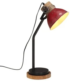 Abgenutzte rote Schreibtischlampe 25 W E27 18x18x60 cm von , Lampen - Ref: Foro24-371955, Preis: 41,19 €, Rabatt: %