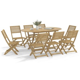 Sillas de jardín plegables 8 uds madera acacia 48,5x61,5x87 cm de , Sillas de jardín - Ref: Foro24-3214229, Precio: 390,95 €,...