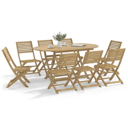 Sillas de jardín plegables 8 uds madera acacia 48,5x61,5x87 cm de , Sillas de jardín - Ref: Foro24-3214229, Precio: 390,95 €,...