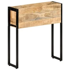 Jardinera de madera de mango rugosa 60x20x68 cm de vidaXL, Maceteros y jardineras - Ref: Foro24-321941, Precio: 87,02 €, Desc...