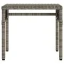 Tumbonas con capota y mesa 2 uds ratán sintético gris by , Loungers - Ref: Foro24-3261571, Price: 401,87 €, Discount: %