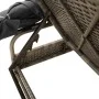Tumbonas con capota y mesa 2 uds ratán sintético gris by , Loungers - Ref: Foro24-3261571, Price: 401,87 €, Discount: %