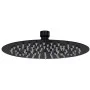 Regenduschkopf Regeneffekt rund Edelstahl schwarz 20 cm von vidaXL, Duschköpfe - Ref: Foro24-147690, Preis: 17,13 €, Rabatt: %