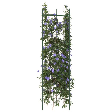 Tutor para tomates 2 unidades acero y PP 116 cm de , Soportes para macetas - Ref: Foro24-4009283, Precio: 40,32 €, Descuento: %
