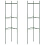 Tutor para tomates 2 unidades acero y PP 116 cm de , Soportes para macetas - Ref: Foro24-4009283, Precio: 40,32 €, Descuento: %