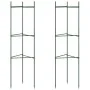 Tutor para tomates 2 unidades acero y PP 116 cm de , Soportes para macetas - Ref: Foro24-4009283, Precio: 29,03 €, Descuento: %