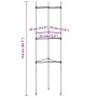 Tutor para tomates 2 unidades acero y PP 116 cm de , Soportes para macetas - Ref: Foro24-4009283, Precio: 40,32 €, Descuento: %