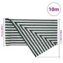 Red de privacidad HDPE verde y blanco 1,5x10 m 150 g/m² de , Sombrillas - Ref: Foro24-4003731, Precio: 29,54 €, Descuento: %