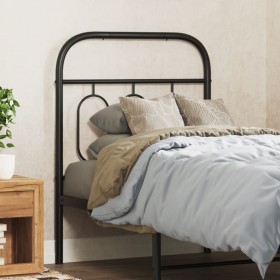 Cabecero de metal negro 75 cm de , Cabeceros y pies de cama - Ref: Foro24-377143, Precio: 32,48 €, Descuento: %