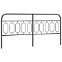 Cabecero de metal negro 200 cm de , Cabeceros y pies de cama - Ref: Foro24-377155, Precio: 47,93 €, Descuento: %