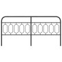 Cabecero de metal negro 200 cm de , Cabeceros y pies de cama - Ref: Foro24-377155, Precio: 47,93 €, Descuento: %