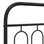 Cabecero de metal negro 200 cm de , Cabeceros y pies de cama - Ref: Foro24-377155, Precio: 47,93 €, Descuento: %