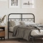 Cabecero de metal negro 120 cm de , Cabeceros y pies de cama - Ref: Foro24-377148, Precio: 42,62 €, Descuento: %